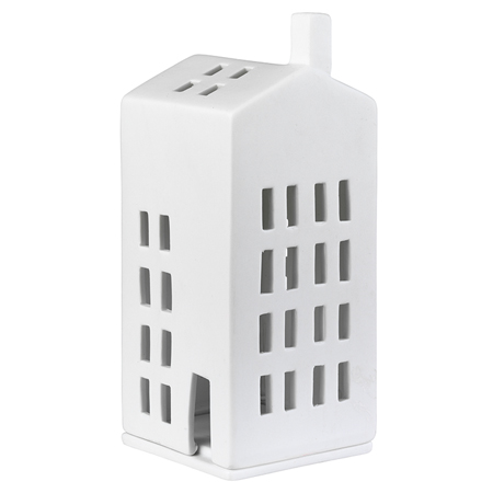 Medium 16 Porcelain Tea Light House by Rader