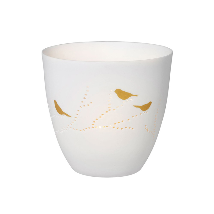 Poetry Light Golden Birds by Rader