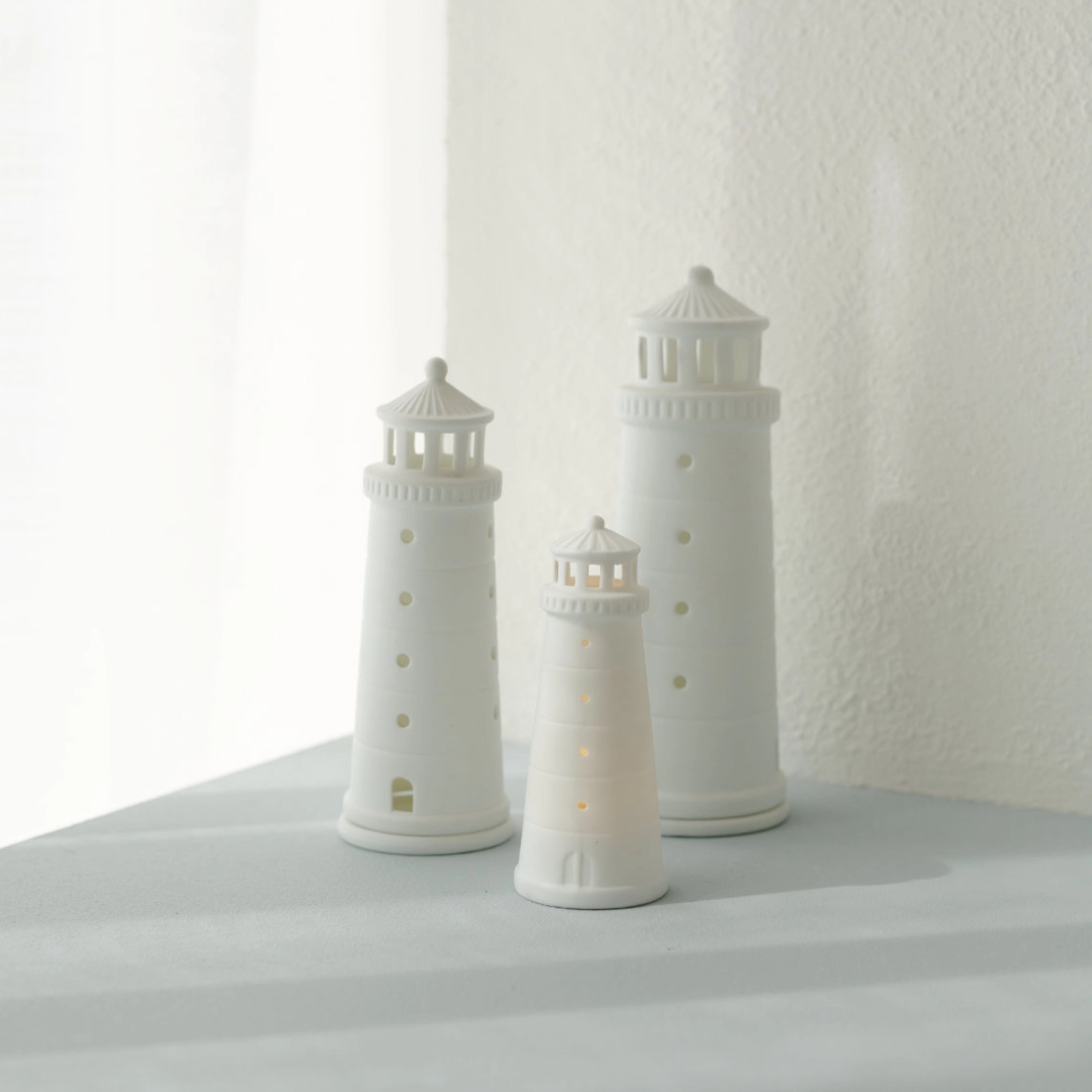 Rader Porcelain LED Lighthouse - Extra Small - Collection