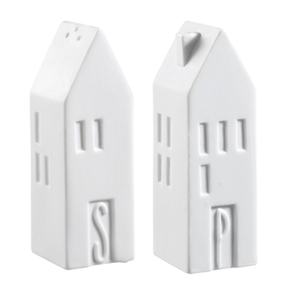 Rader Porcelain Salt and Pepper House Shaker Pots