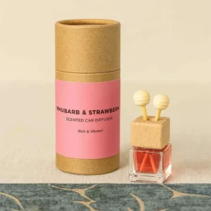 Rosy Roos Scented Car Diffuser - Rhubarb and Strawberry