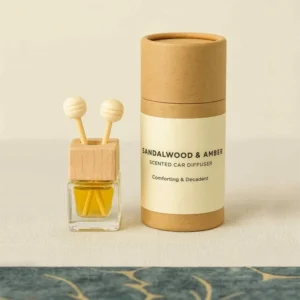 Rosy Roos Scented Car Diffuser - Sandalwood and Amber