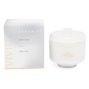 Serenity Vivid Glass Candle - 2 Wick - Ripe Raspberries