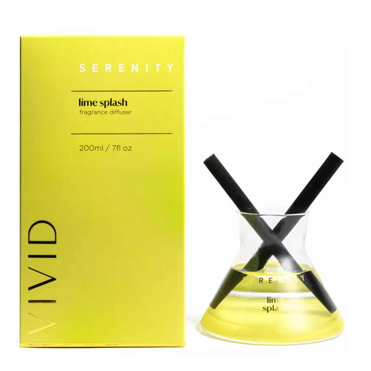 Serenity Vivid Glass Diffuser - Lime Splash