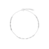 Silver Anklet - Flat Twist and Chain