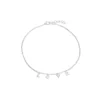 Silver Anklet - Love Wording Charm