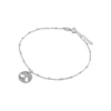 Silver Anklets - Tree Of Life Charm and Beads - H2531S
