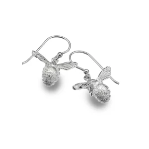 Silver Earrings - Drop - Bumblebee
