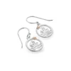Silver Earrings - Drop - Circle Sailaway Theme
