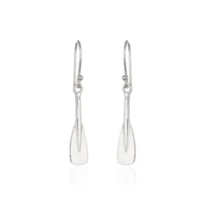 Silver Earrings - Drop - Rowing Oars