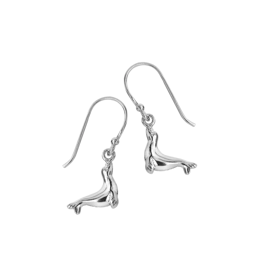 Silver Earrings - Drop - Devonshire Seal