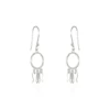 Silver Earrings - Drop - Trio of Fish
