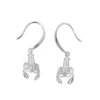 Solid Silver Earrings - Drop - Lobster