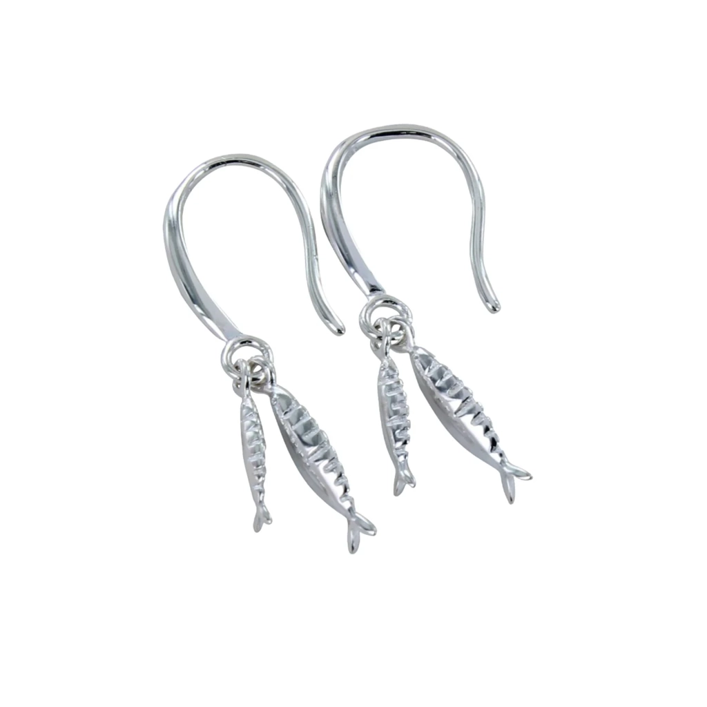 Sterling Silver Earrings - Drops - Little Fishes
