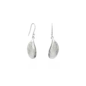 Sterling Silver Earrings - Drops - Mussel Shellsv