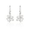 Silver Earrings - Drop - Octopus