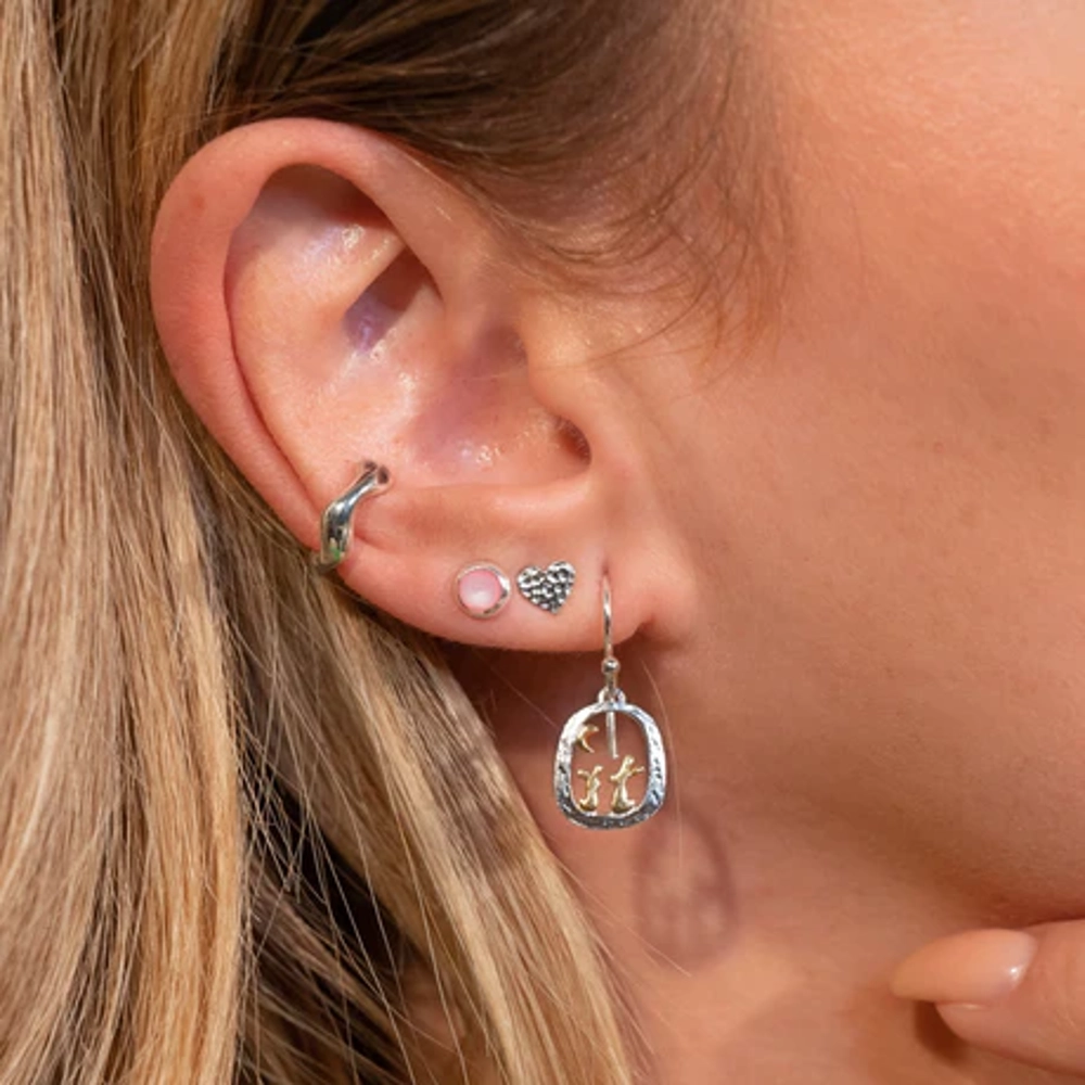 Sterling Silver Earrings - Drops - Twilight Bunny Model