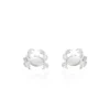 Silver Earrings - Studs - Crab