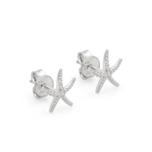 Sterling Silver Earring Studs - Large Starfish 11400081 Close Up