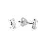 Silver Earrings - Studs - Small Bunny Rabbit