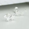Silver Earrings Stud - Triple Star Climbers SB0505