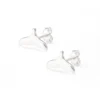 Silver Earrings - Studs - Whale Tail