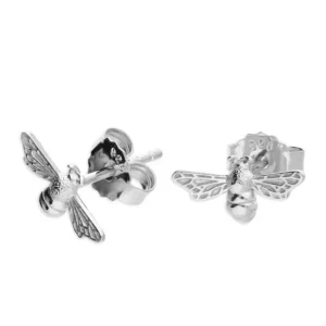 Silver Earrings - Studs - Bumble-bee - H3373S