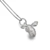 Silver Necklace - Bumblebee Pendant