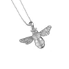 Silver Necklace - Bumble Bee Pendant