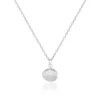 Silver Necklace - Cast Cockle Shell Pendant