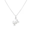 Silver Necklace - Crab Drop Pendant