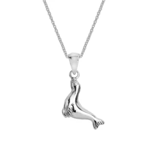 Silver Necklace - Devonshire Seal Pendant