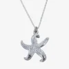 Silver Necklace - Starfish Pendant - JC47