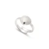 Solid Silver Rings - Adjustable Ring - Cockle Shell - 11100146