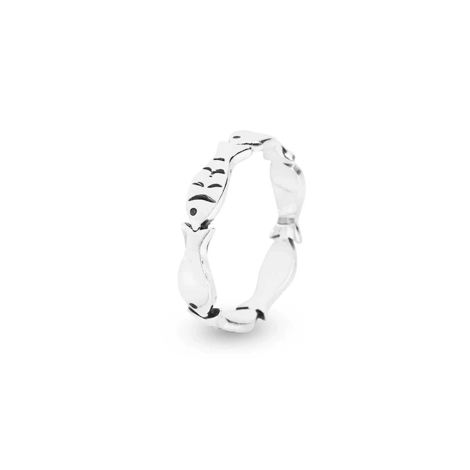 Silver Rings - Continuous Catch Of Fish Ring - 11100131