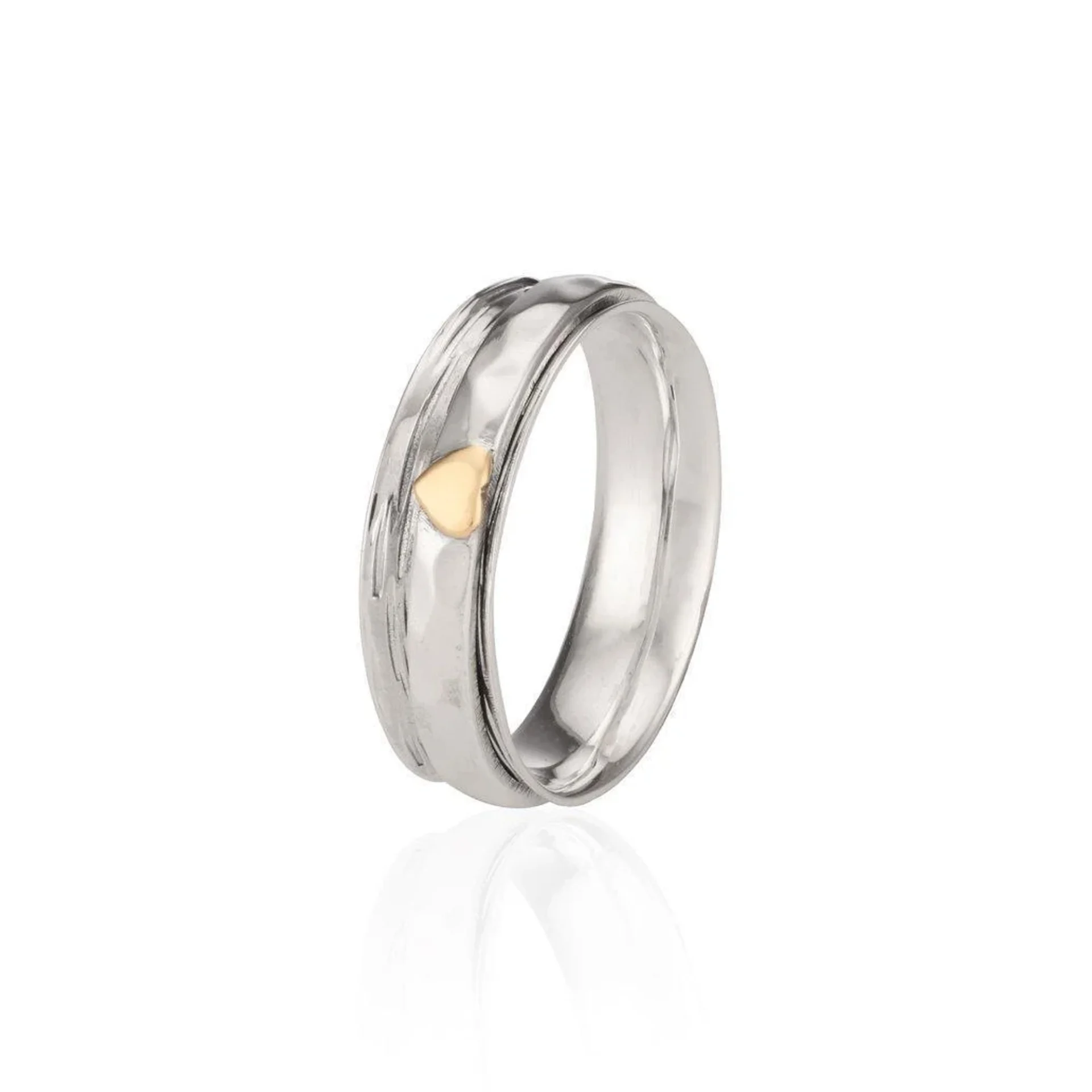 Silver Rings - Spinning Heart Ring - 11100087