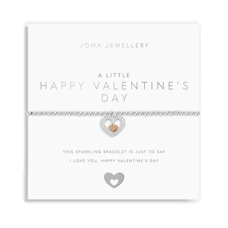 Silver Triple Plated - Bracelets - Happy Valentine's Day