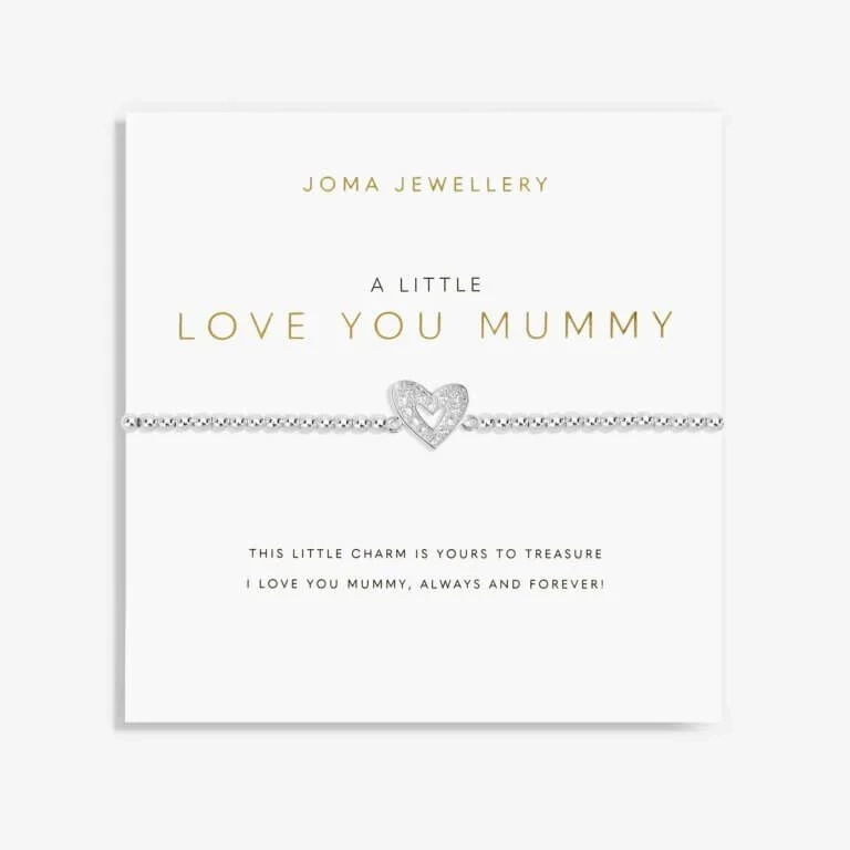 Joma Jewellery - Silver Triple Plated Bracelet - Love You Mummy