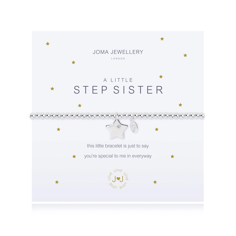 Joma Jewellery - Silver Triple Plated Bracelet - Step Sister Block