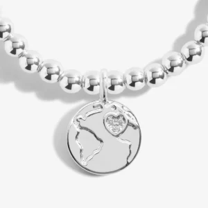 Joma Jewellery - Silver Triple Plated Bracelet - You Mean The World - Close Up