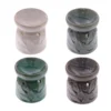 Small Ceramic Oil Burner with Leaves - OB247 Collection