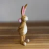 Standing Rabbit Holding - Pink Rose