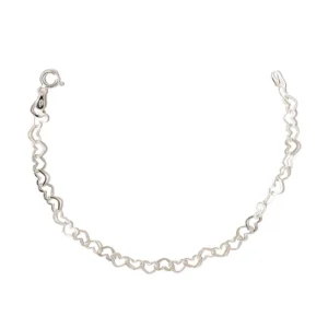 Sterling Silver Bracelets - Italian Heart