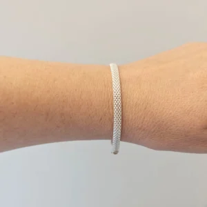 Sterling Silver Bracelets - Italian Tube Model