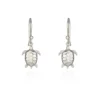 Sterling Silver Earrings - Drops - Turtle