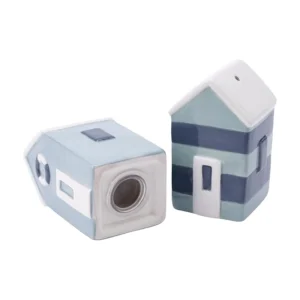 The Harbour House - Salt & Pepper Shakers - Beach Huts Close Up
