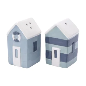 The Harbour House - Salt & Pepper Shakers - Beach Huts Close Up