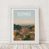Totnes A4 Framed Print