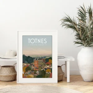 Totnes A4 Framed Print Lifestyle